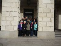 The Group Pose at the door